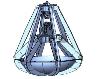兩索六瓣抓斗怎樣進(jìn)行拆卸